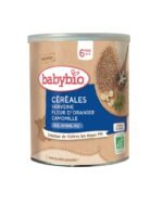 Découvrez les céréales biologiques Babybio pour bébés dès 6 mois. Avec de la verveine, fleur d'oranger, et camomille, ce produit de 220g est parfait pour introduire de nouvelles saveurs à votre bébé.