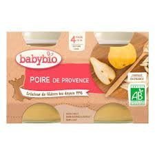 BabyBio Poire de Provence 4mois+