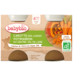 BabyBio Carottes des landes Potimarron 4mois+