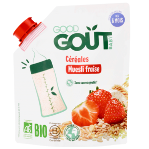 Good Goût Céréales Muesli Fraise 6m+