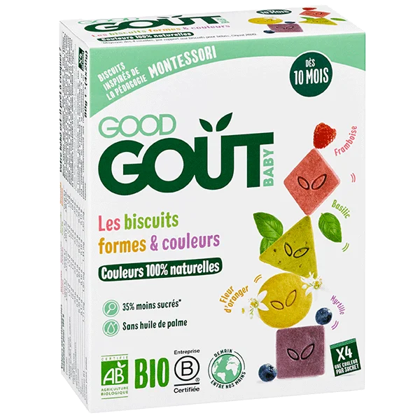Good Goût Biscuits Formes et Couleurs 10m+