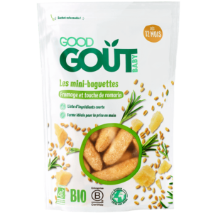 Good Goût Mini baguettes au Fromage et romarin 12m+