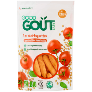 Good Goût Mini baguettes à la tomate et au basilic 12m+