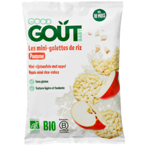 Good Goût Mini galettes de Riz à la Pomme 10m+