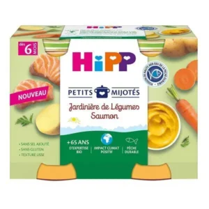 Hipp Jardinière de légumes saumon Dès 6 mois