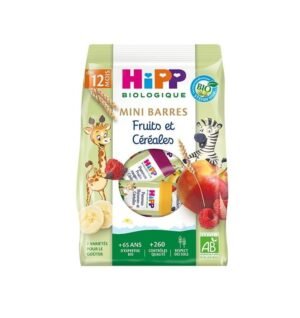 Hipp 10 Minis Barres Fruits et Céréales 12m+