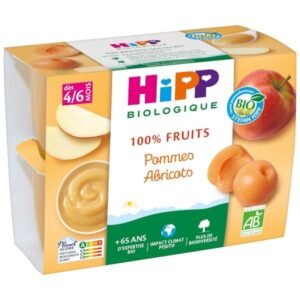 Hipp 100% Fruits Pommes Abricots dès 4/6 Mois