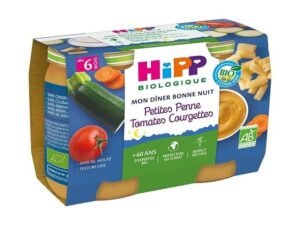Hipp Petites Pennes Tomates Courgettes dès 6 mois 2x190 g