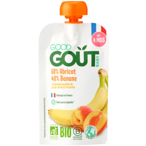 Good Goût Banane Abricot 120g 4m+