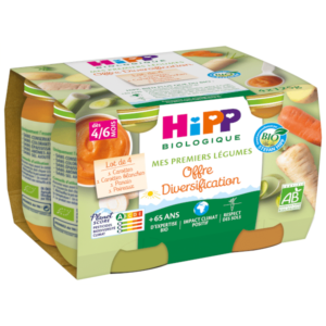 HIPP Offre Diversification Légumes dès 4-6 mois - 4x125g