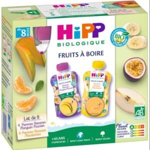 HiPP Fruits à boire Pomme Banane Mangue Fruit de la passion