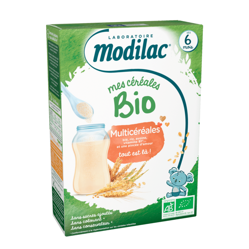 Modilac Céréales Bio Multicéréales 6m+ – Image 2