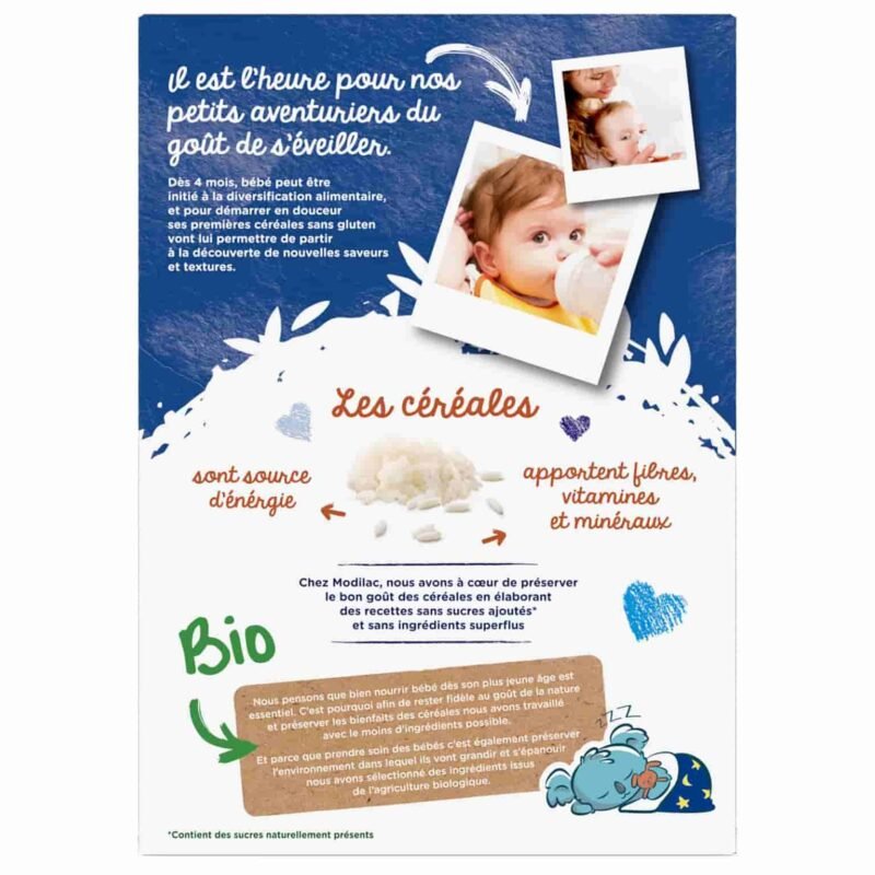 Modilac Céréales Bio Nuit calme 4m+ – Image 2