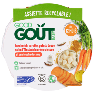 Good Goût Fondant de carottes patate douce colin d'Alaska 12m+
