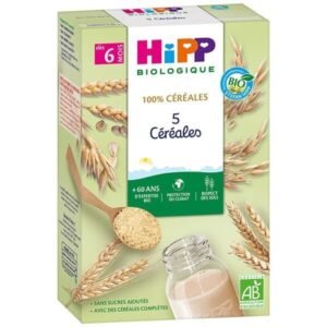 Hipp 100% Céréales Bio - 5 Céréales 6m+