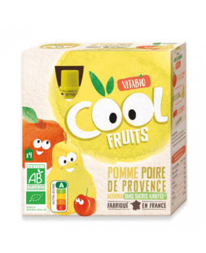 Vitabio Cool Fruits Pomme Poire de Povence