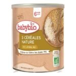 Babybio 3 céréales nature 6 mois+ 220g
