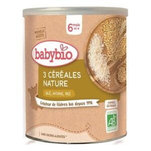 Babybio 3 céréales nature 6 mois+ 220g