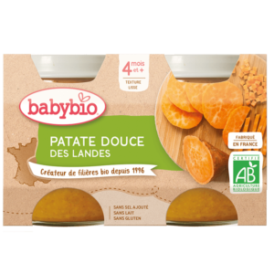 BabyBio Patate douce des landes 4mois+