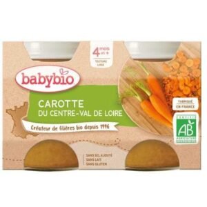 BabyBio Carottes du Centre-Val de Loire 4mois+