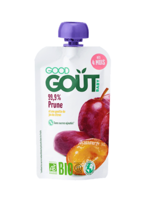 Good Goût Gourde de fruits prune 120g 4m+