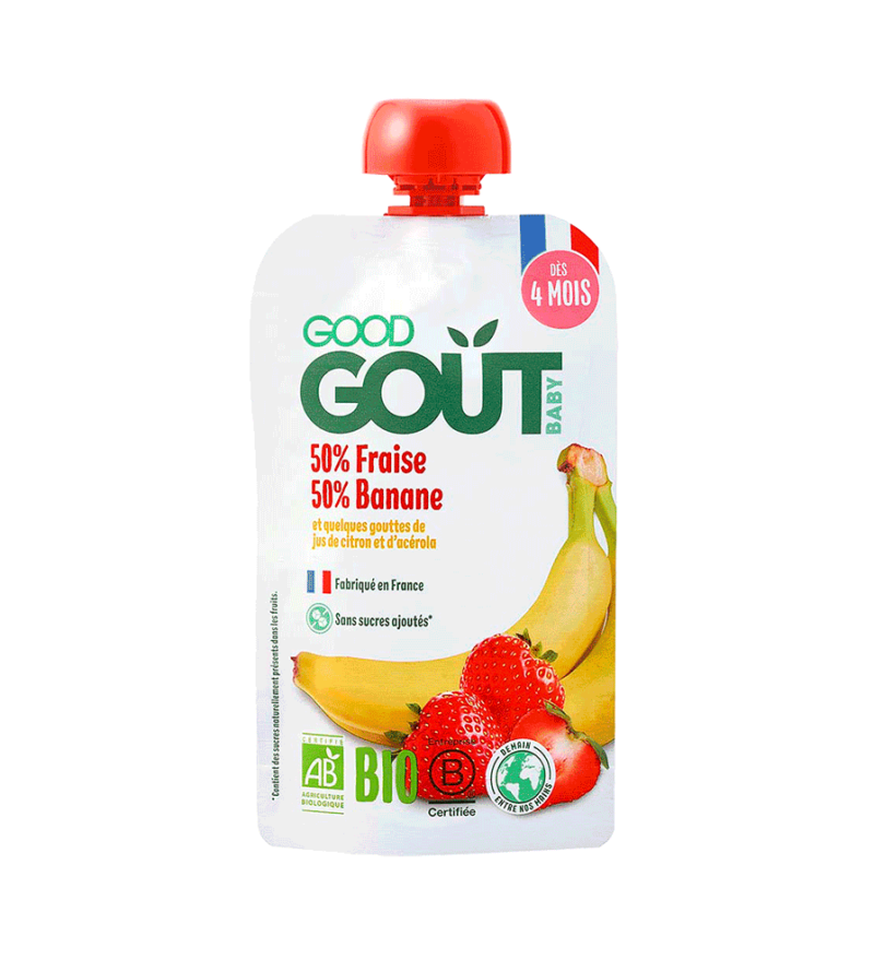 Good Goût Gourde Fraise Banane - dès 4 mois