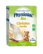 Physiolac Céréales Vanille BIO 6mois+