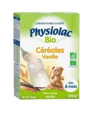 Physiolac Céréales Vanille BIO 6mois+