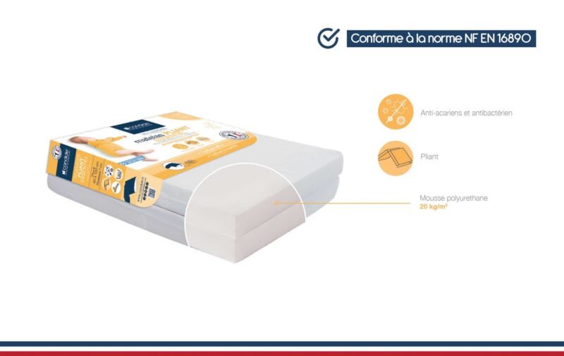 Candide Matelas pliant 60*120*7cm – Image 4