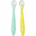 Badabulle Lot de 2 cuillères en silicone 1er âge