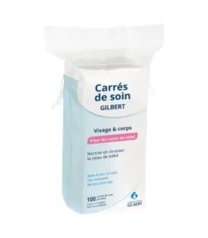 Gilbert Carrés de Soin Visage Et Corps 100 Carrés