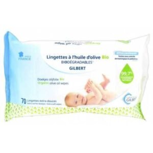 Gilbert Lingettes à l'huile d'olive bio