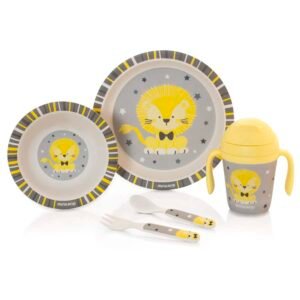 Miniland Coffret repas Leo en Bamboo Bio