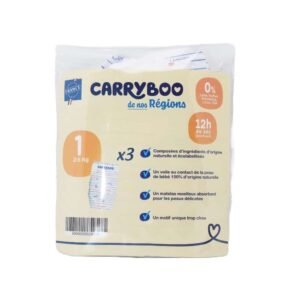 Carryboo Couches Petit Format Taille 1 (2-5kg) - 3 Unités
