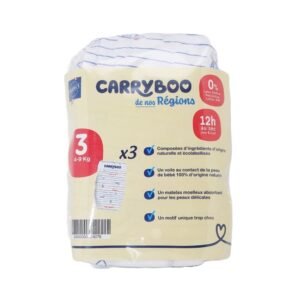 Carryboo Couches Petit Format Taille 3 (4-9kg) - 3 Unités