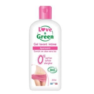 Love & Green Gel Lavant Intime Apaisant Bio 200ml