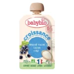 Babybio Croissance Brassé Vache Cassis Riz 6m+ Bio