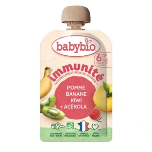 Babybio Immunité Pomme Banane Kiwi Acérola 6mois+ Bio