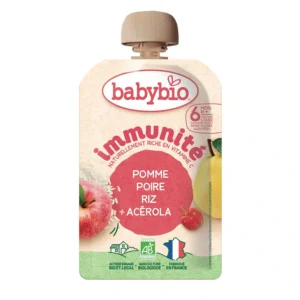 Babybio Immunité Pomme Poire Riz Acérola 6mois+ Bio