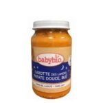Babybio Petit Pot Carotte, Patate Douce et Blé