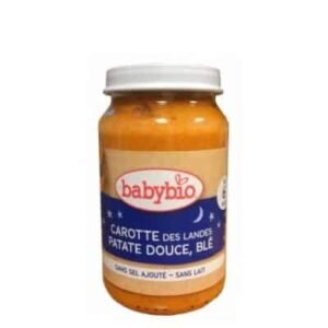 Babybio Petit Pot Carotte, Patate Douce et Blé
