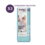 Bambo Nature Pack x3 Couches Écologiques Taille 6 (+16kg) 120 couches