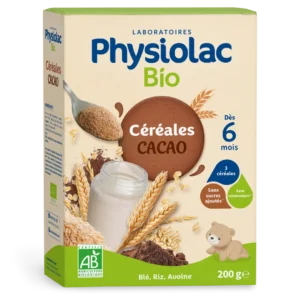 Physiolac Bio Céréales Cacao 6mois+