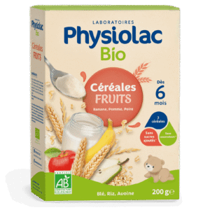 Physiolac Bio Céréales Fruits 6mois+