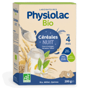 Physiolac Bio Céréales Nuit 4 mois+