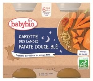 Babybio Carotte des Landes Patate Douce Blé 6mois+