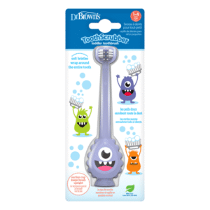 Dr. Brown's Brosse à Dents Monster 1-4A - Mauve