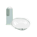 Dr. Brown's Brosse À Dents En Silicone Avec Étui – Vert