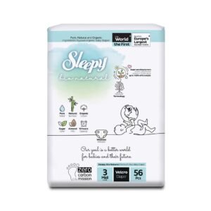 Sleepy Bio Natural Couches Taille 3 / 4-9 KG - 56 Unités