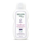 Weleda Baby Derma Lait Hydratation Intense 3en1 à la Mauve blanche Bio 200ml